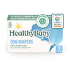 Healthybaby Our Diapers | Ewg Verified Safe & Plant-Based Diapers | Absorbent For Leak Protection | Soft Organic Cotton Shell |
