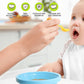 Gloglow Baby Place Mats, Baby Feeding Bowl Cup Anti Slip Placemat Kids Magic Suction Mat Double Sided Suckers Baby Feeding Bowl