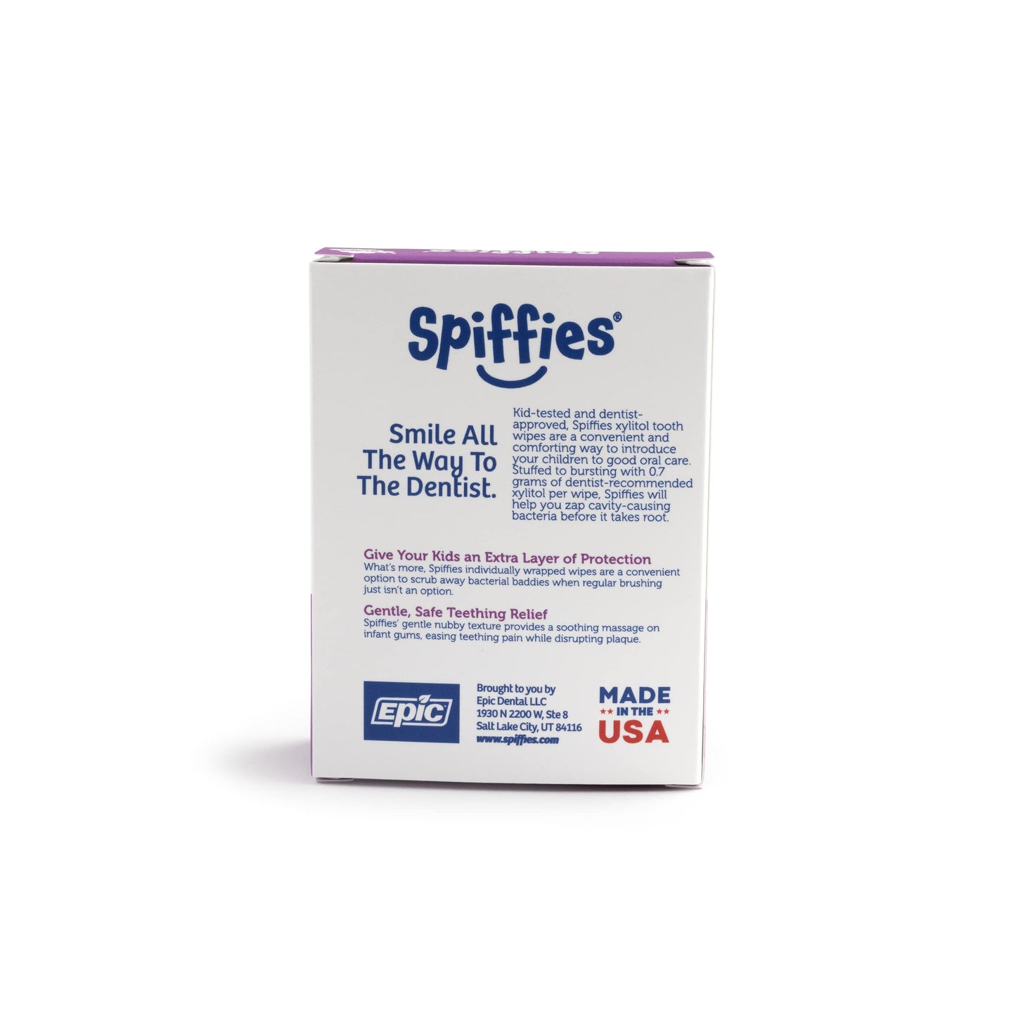 Spiffies Baby Oral Care Tooth Wipes - Gum & Teeth Wipe Tissues For Teething Relief & Cleaning Infant & Toddler Teeth - Baby Toot