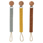 Socub 3 Pack Pacifier Clips For Baby Boys And Girls, Fabric Pacifier Hold With Clip For Binky, Teether Toys, Bpa Free, Baby Show