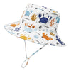 Kids Sun Hat Toddler Boy Hats Upf 50+ Toddler Beach Hat With Wide Brim Kids Summer Caps Bucket Hat For Girls Crab 4-8 Years