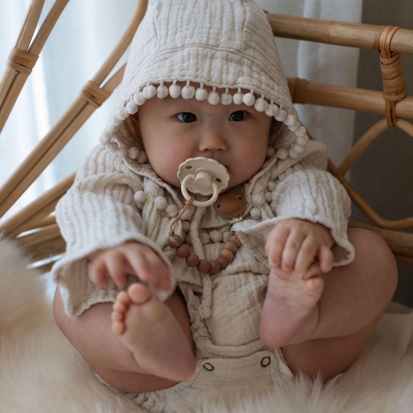 Frigg Silkysoft Silicone Baby Pacifier 4-Pack Snowflake Dream | Made In Denmark | Bpa-Free (6-18 Months)