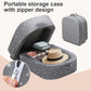 Reawul Portable Folding Toddler Travel Bed,Kids Floor Bed, Washable Cot For Toddlers And Child,Grey