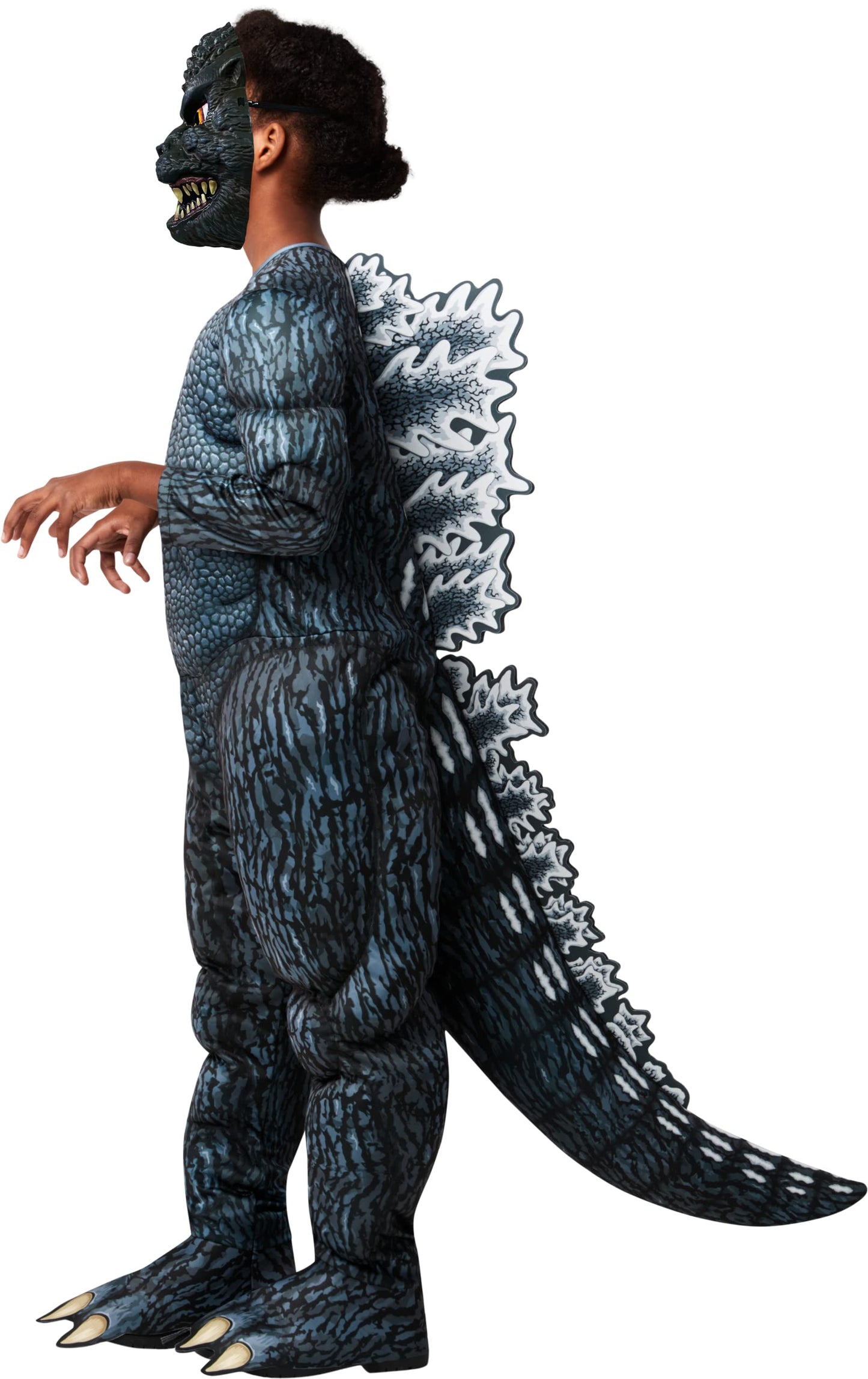 Rubie'S Child'S Godzilla Classic Godzilla Costume, Black/Blue, Large