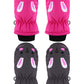 SATINIOR 2 Pairs kids waterproof mittens Girls Winter Snow mittens Warm Snow Gloves for Winter Outdoor Activities(3-5 Year,Class