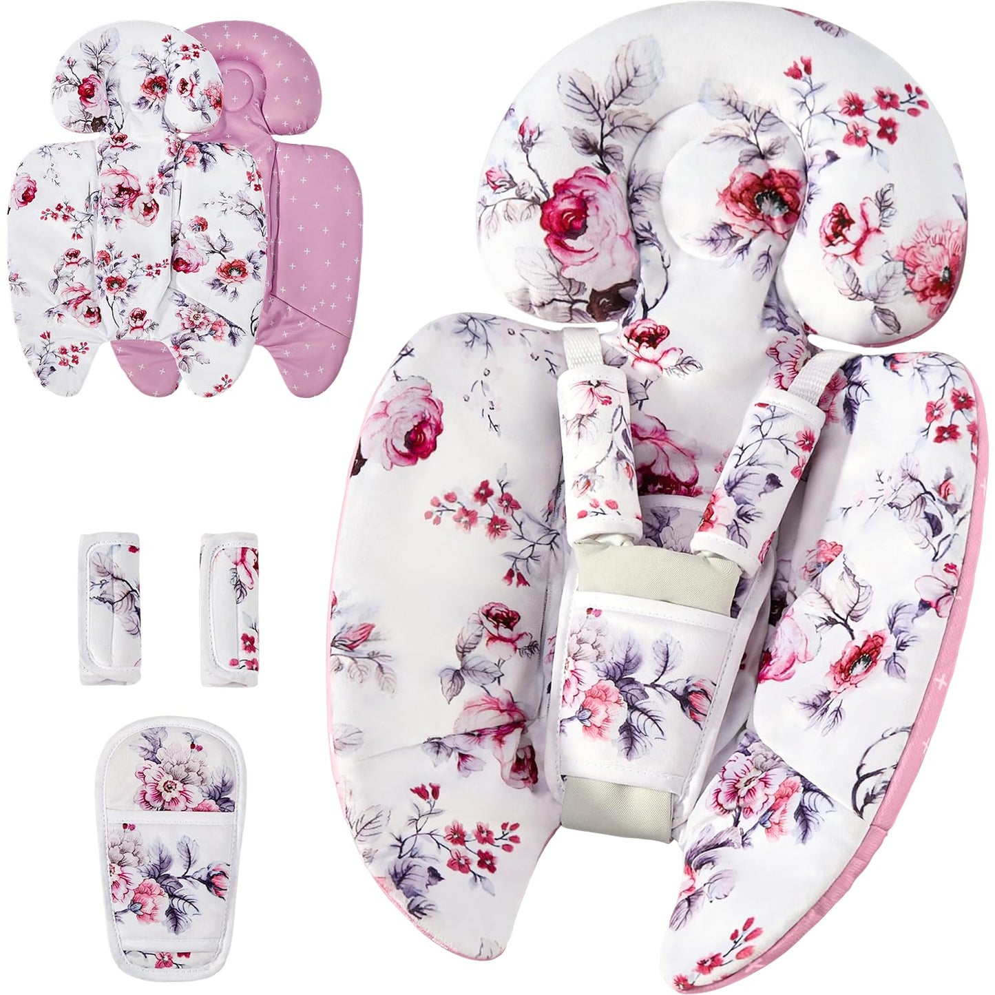 Infant Insert Compatible with 4moms Mamaroo & Graco Swing and Infant Car Seat, Stroller, Other Baby Swing, Rocker, Bouncer, Bass