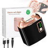 Electric Nail Clipper With Led Light, Usb Rechargeable Nail Trimmer, 3-Speed Fingernail Manicure For Baby, Kids, Seniors, And Ad