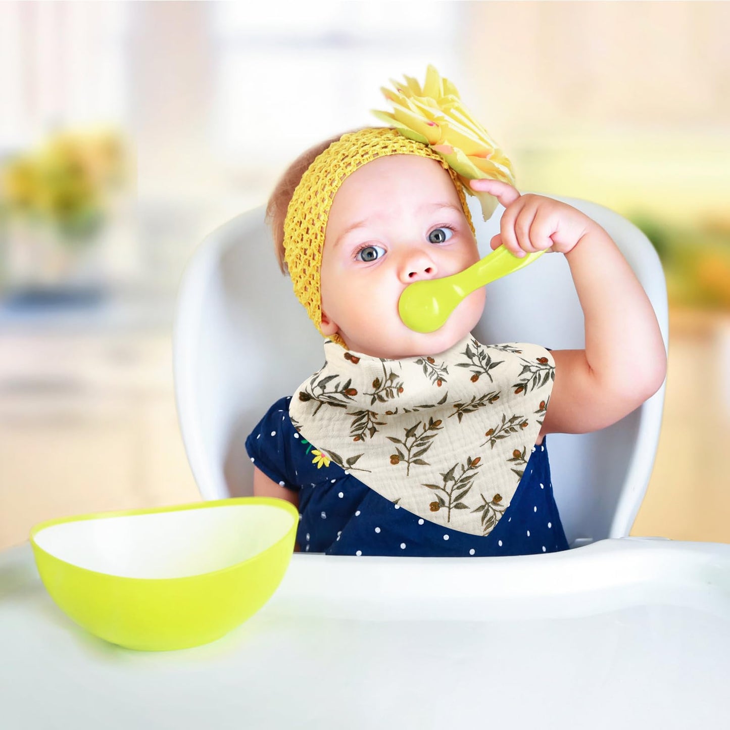 Accmor Muslin Baby Bibs Baby Bandana Drool Bibs For Girls Boys Teething And Drooling