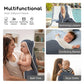 Arnzion Baby Hooded Towels For Babies And Toddlers, Muslin Baby Bath Towel Soft And Absorbency For Boys And Girls (Dark Grey Whi