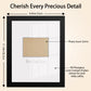 Hamuiers Sonogram Signature Frame Guest Book, Ultrasound Picture Keepsake Frame, Baby Shower Guest Book Alternatives, Gender Neu
