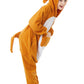 Canasour Kangaroo Onesie Halloween Kids Cosplay Costume For Girls Animal Unisex Outfuit One Piece Hooded Soft Pajamas Orange Par