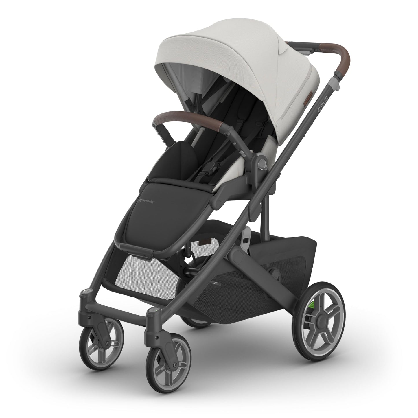 UPPAbaby Cruz V3 Stroller - from Birth + Car Seat Compatible - Full-Size, Reversible Seat - Infant Insert, Bug and Rain Shields 