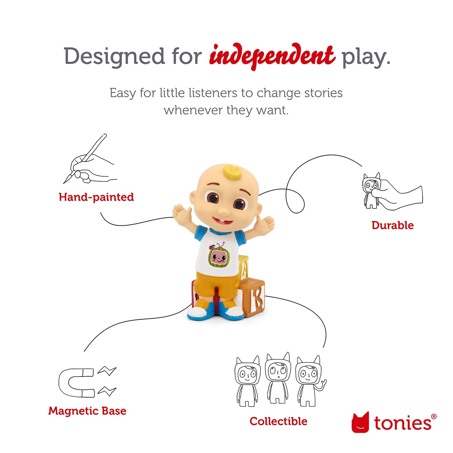 Tonies JJ Audio Play Character from CoComelon
