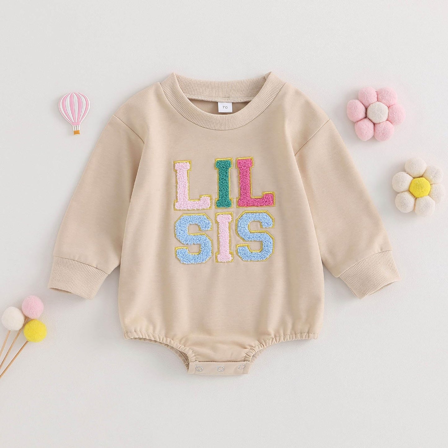 Halloween Newborn Baby Girl Outfit Toddler Pumpkin Sweatshirt Romper Long Sleeve Onesie Infant Fall Clothes (Apricot Tea, 0-3 Mo