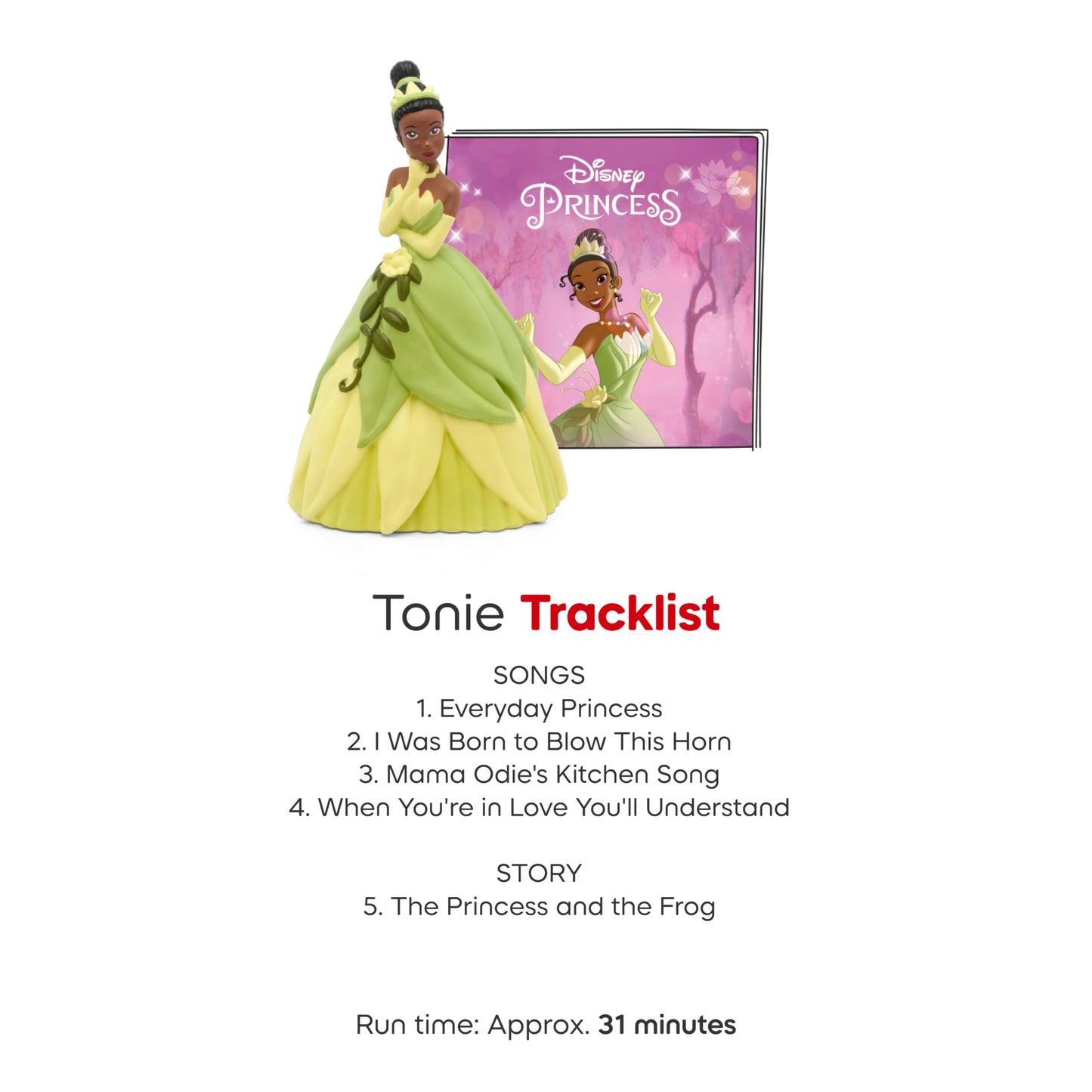 Tonies Tiana Audio Play Character from Disneys The Princess & The Frog