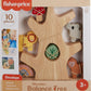Fisher-Price Stacking Toy Wooden Balance Tree, 10 Wood Pieces for Developmental Play for Preschool Kids Ages 3+ Years