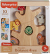 Fisher-Price Stacking Toy Wooden Balance Tree, 10 Wood Pieces for Developmental Play for Preschool Kids Ages 3+ Years