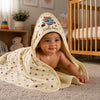 TINYTYKE CuddleWrap Hooded Baby Blanket for Newborn Baby | Cream