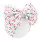 Oneninedream Baseball Baby Bows Headbands Game Day Hair Bow High Stretchy Soft Tied Headbands Handmade Hairbands With Bows Hair