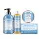 Dr. Bronners Baby Unscented Gift Set - Pure-Castile Liquid and Bar Soaps, Organic Magic Balm, and 4-in-1 Organic Sugar Pump Soa