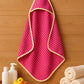 TuddyBuddy 100% Cotton Hooded Terry Towel for Babies/Super Soft Bath Towel for 0 Months  2 Years Baby  Ideal for Newborn Babie