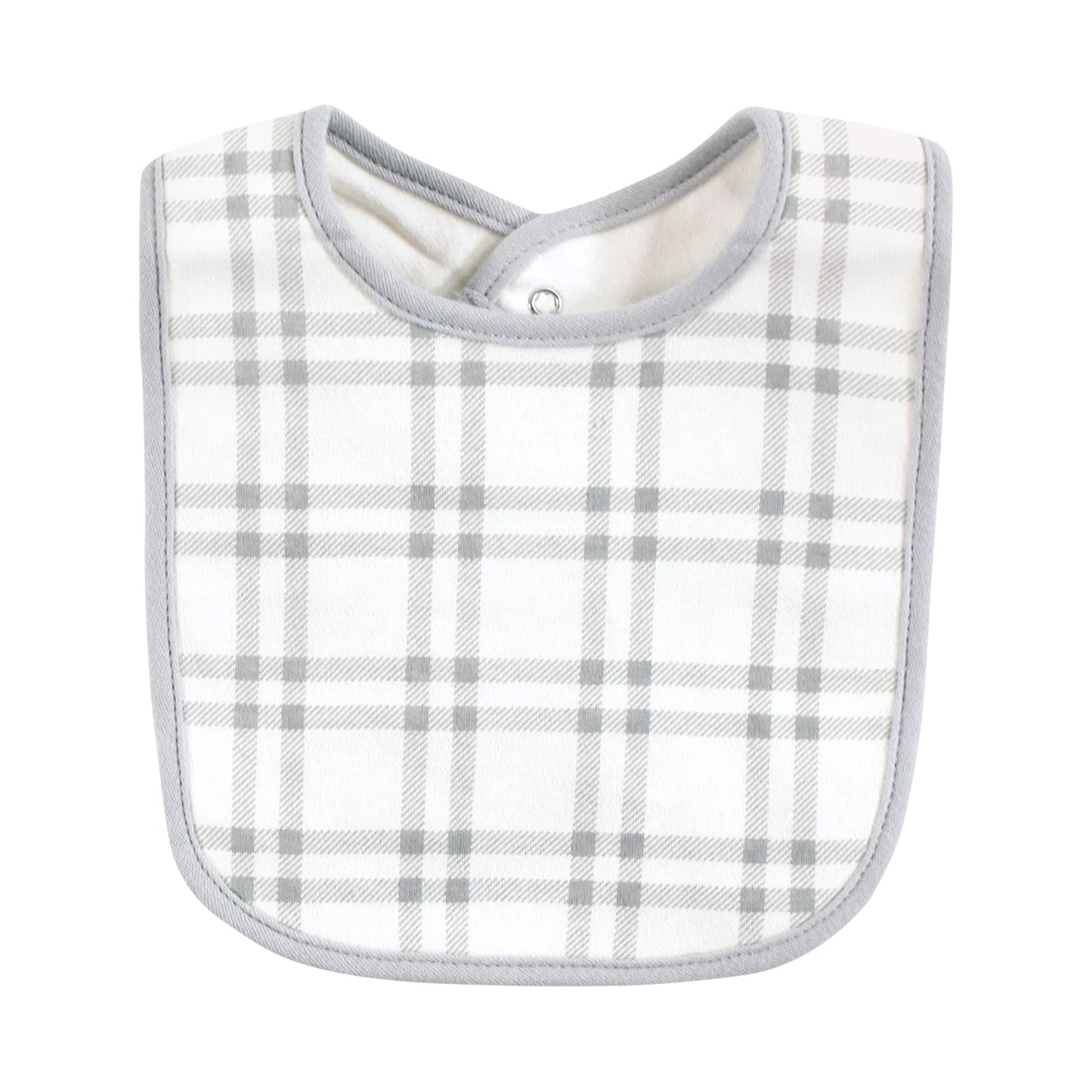 Hudson Baby Unisex Baby Cotton Bibs, Forest Animals, One Size