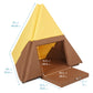 Ecr4Kids Softzone Camp, Canoe And Tumble Too, Folding Playmat, Chocolate/Yellow