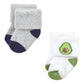 Hudson Baby Unisex Baby Cotton Rich Newborn And Terry Socks, Snacks, 0-6 Months