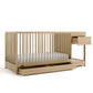 Graco Teddi 5-in-1 Convertible Crib & Changer with Drawer - GREENGUARD Gold Certified Baby Crib Crafted from Wood, Converts to T
