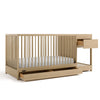 Graco Teddi 5-in-1 Convertible Crib & Changer with Drawer - GREENGUARD Gold Certified Baby Crib Crafted from Wood, Converts to T