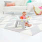 Skip Hop 2-In-1 Sit-Up Activity Baby Chair, Silver Lining Cloud