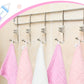 Peryiter 8 Pack Muslin Hooded Baby Bath Towels And Wash Cloth Set Soft Cotton Gauze Baby Hooded Bath Towel Wipes Absorbent Bath