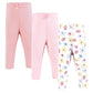 Hudson Baby Infant Girl Cotton Pants and Leggings, Strawberry Flowers, 18-24 Months