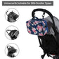 Gogoso Baby Stroller Organizer Bag With Insulated Pocket, Universal Fit Most Strollers, Space For Diapers, Wipes & Toys