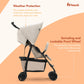 Hauck Lightweight And Compact Travel Baby/Toddler Foldable Stroller, Sport, Beige