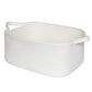 MEGASKET White Cute Cotton Rope Baskets for Organizing, Woven Baskets for Gifts Empty, Baby Nursery Closet Storage Organizer Bin