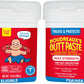 Boudreauxs Butt Paste Maximum Strength Diaper Rash Cream, Ointment for Baby, 14 oz Flip-Top Jar (Pack of 2)