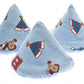 Beba Bean - Peepee Teepee for the Sprinkling WeeWeee, Baby Pee Shield, Wild West Blue Design -5 Pack
