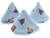 Beba Bean - Peepee Teepee for the Sprinkling WeeWeee, Baby Pee Shield, Wild West Blue Design -5 Pack