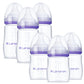 Lansinoh Anti-Colic Baby Bottles For Feeding Babies, 3 Count Each Of 5 Ounces And 8 Ounces, 6 Bottles Total, Includes 3 Medium F