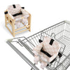 Portable Baby Shopping Cart Seat, High Chair Cover for Outdoor, One-Hand Installation Cart Seat Cover, Comfortable and Supportiv