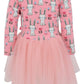 Girls Long Sleeve Tulle Tutu Dresses For Kid And Toddler Pink 8 Years