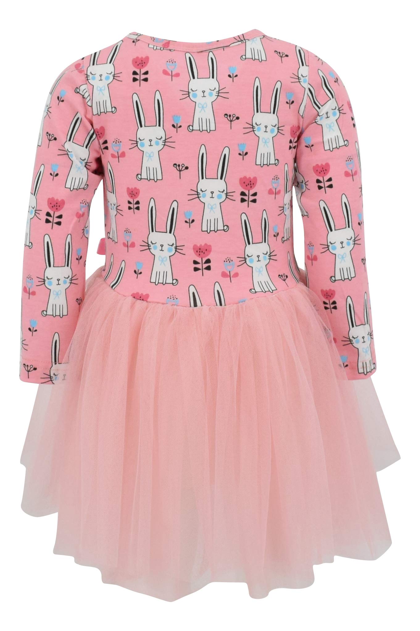 Girls Long Sleeve Tulle Tutu Dresses For Kid And Toddler Pink 8 Years