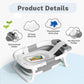 Avidor Baby Bathtub,Collapsible Bathtub For Newborn To Toddler,Durable Essential Infant Bath Tub,Portable Travel Baby Tub With S