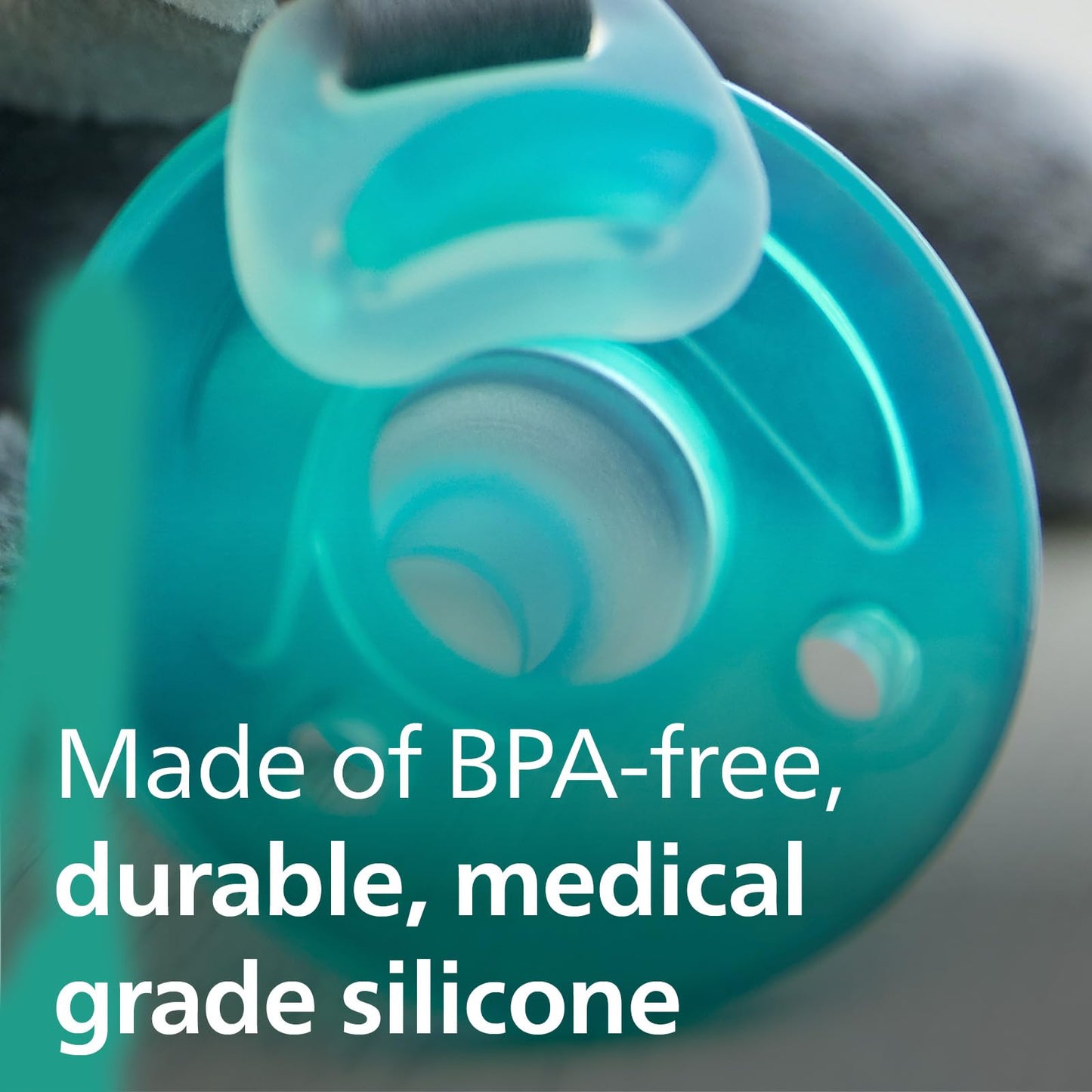 Philips Avent Soothie Snuggle Pacifier Holder With Detachable Pacifier, 0M+, Fox, Scf347/08