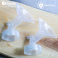 Ameda Mya Breast Pump Replacement Flanges 30Mm, Comfort Fit Angled Flange, 2 Count (1 Pair) | Discontinued | Not Compatible With
