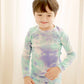 Vaenait Baby Kids Junior 100% Cotton Sleepwear Pajamas 2Pcs Set Tiedye-Bluemintsky-248 S
