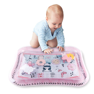 The Peanutshell Tummy Time Water Play Mat Girls Or Boys - High Contrast Sensory Developmental Toy, Newborn & Infant Baby Toys 0-