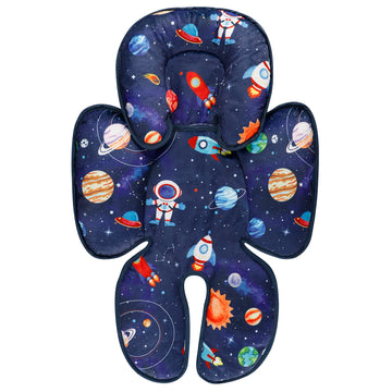 Swesen Baby Car Seat Head & Body Support, Infant Carseat Insert, Newborn Headrest Cushion For Strollers, Bouncers, Swing, Space