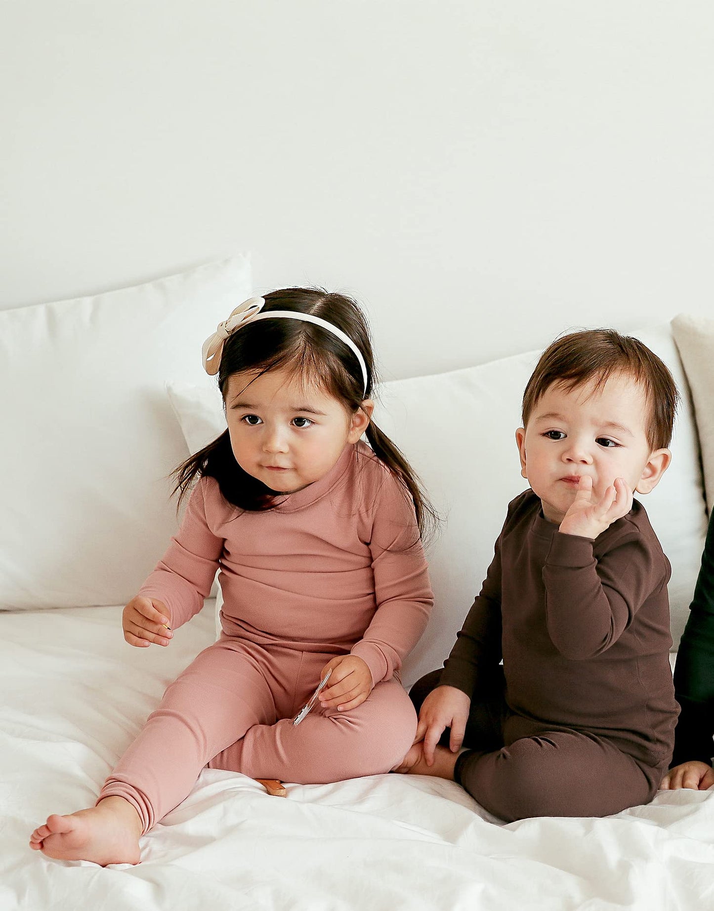 Vaenait Baby Kids Toddler Cotton Sleepwear Pajama Pjs 2Pcs Set Basic Indipink L